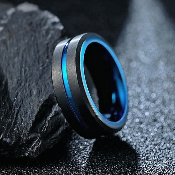 Titanium Steel Ring 8 mm