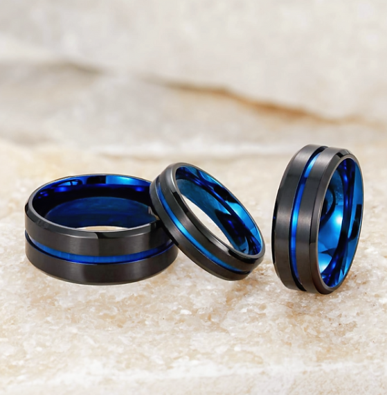 Titanium Steel Ring 8 mm