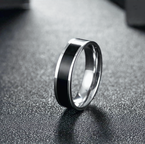 Polished Stainless Steel Band – Modern 6mm Minimalist Jewelry