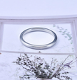 Classic 2mm Stainless Steel Ring – Scratch-Resistant Everyday Band