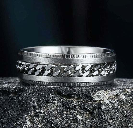 Stainless Steel Ring 8 mm