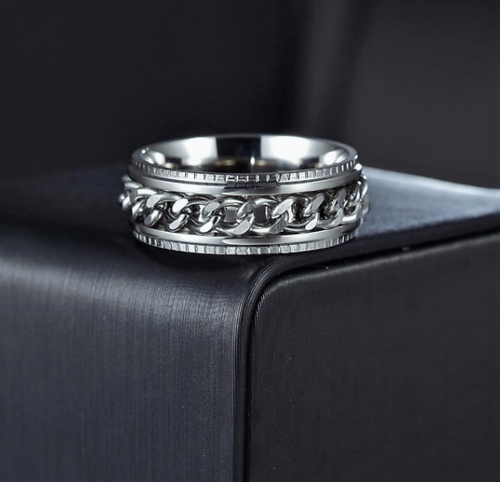 Stainless Steel Ring 8 mm