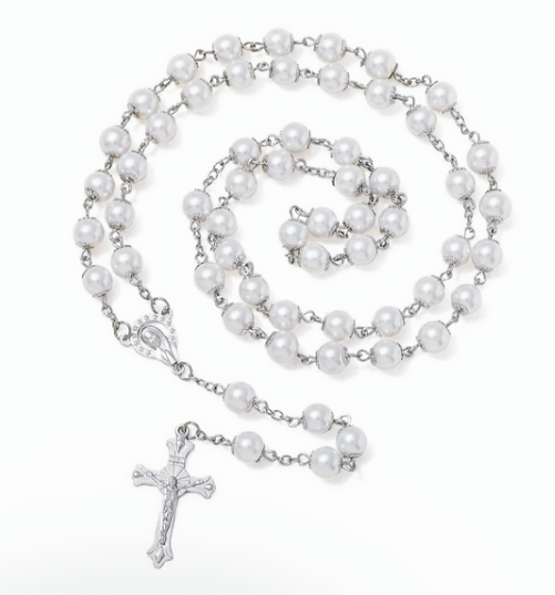 Traditional Catholic Rosary Necklace – Durable Stainless Steel Beads