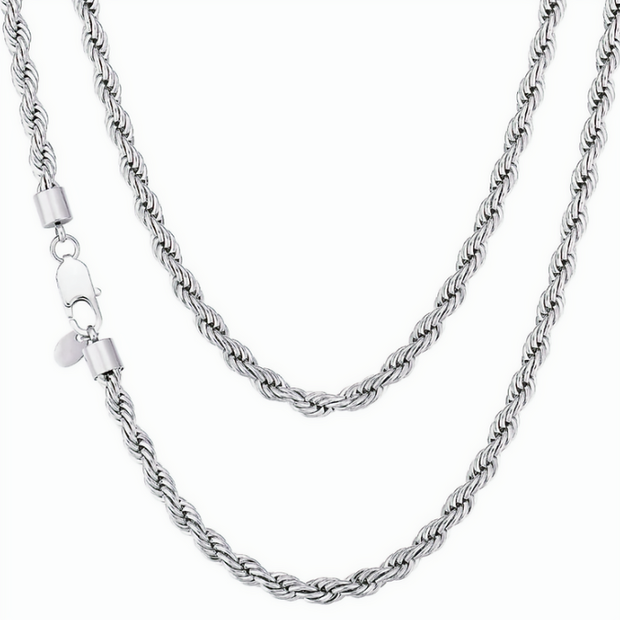 Classic 5mm Stainless Steel Link Chain – Everyday Unisex Necklace