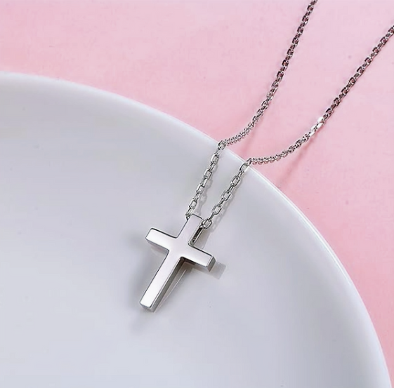Stainless Steel Cross Pendant Necklace