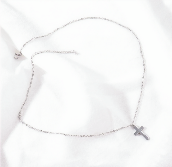 Stainless Steel Cross Pendant Necklace