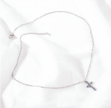 Classic Silver-Tone Cross Pendant – Adjustable Stainless Steel Necklace