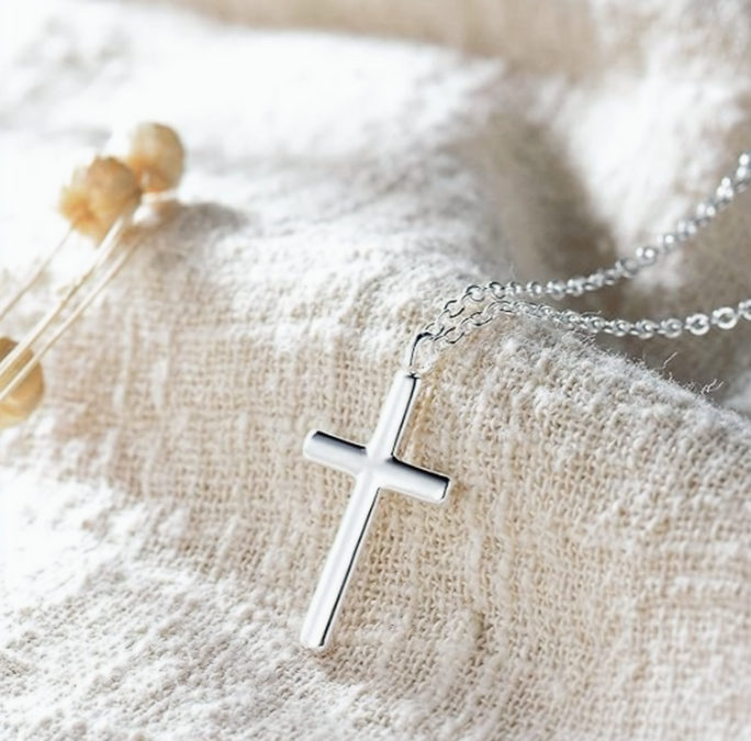 Stainless Steel Cross Pendant Necklace