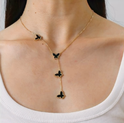 18K Gold Plated Steel Necklace