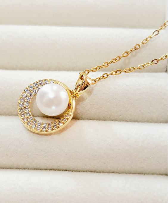 14K Gold Plated Steel Necklace