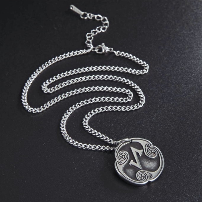 Stainless Steel Eiwas Runes Amulet