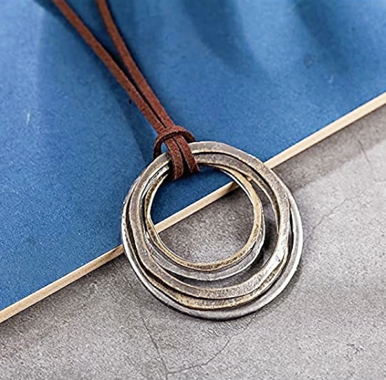 Multi Hoops Necklace Hand Made