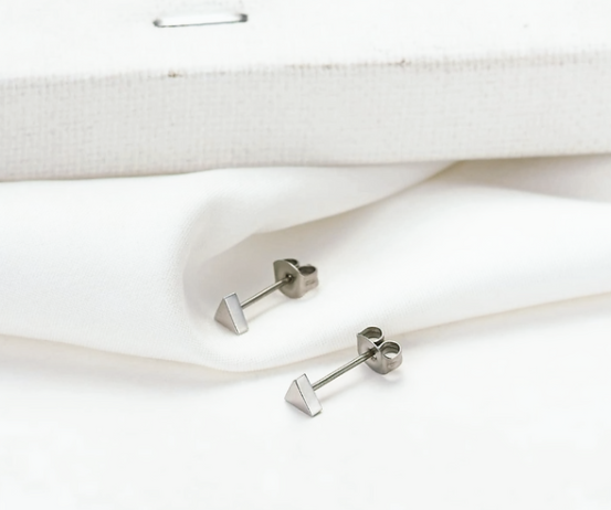Triangle Stud Earrings