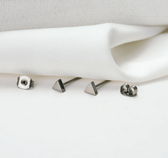 Triangle Stud Earrings