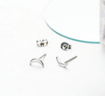 Minimalist Moon Stud Earrings – Stainless Steel Everyday Jewelry