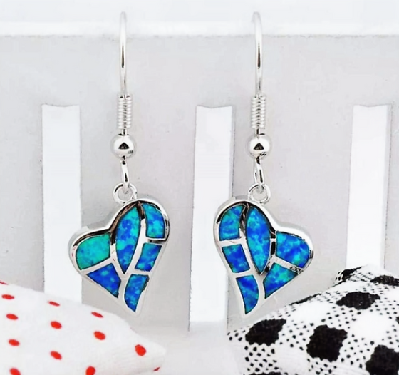 Heart Dangle Earrings