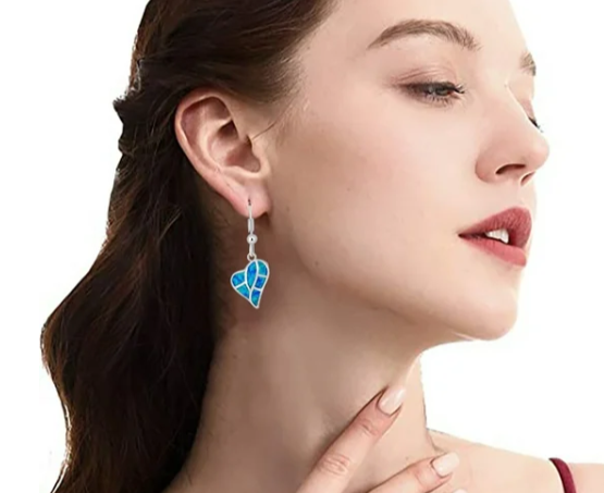 Heart Dangle Earrings