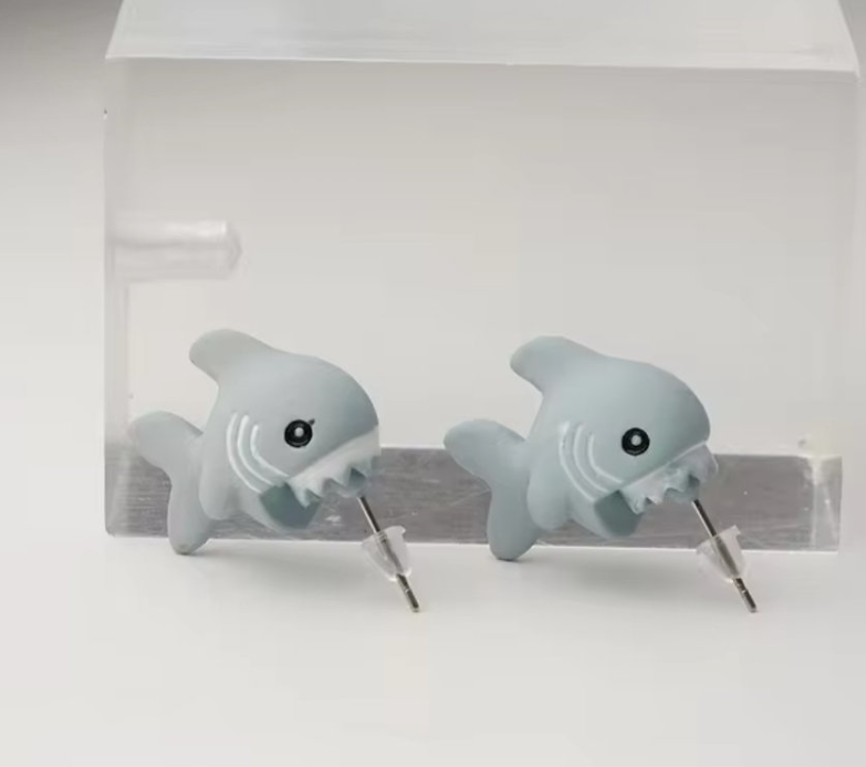 Resin Stud Earrings