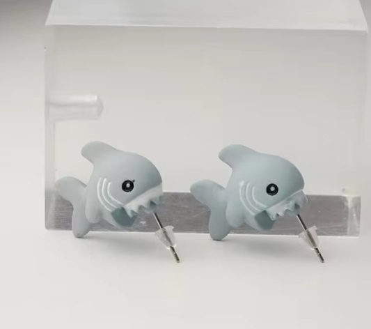Resin Stud Earrings