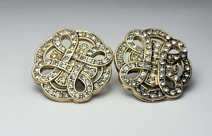 Vintage Stainless Steel Earrings