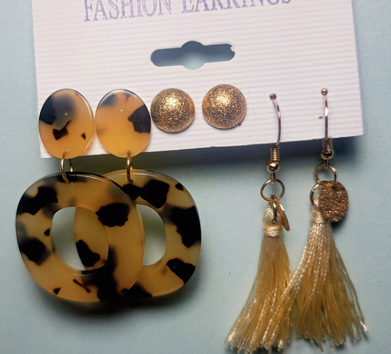 Set of 3 Earrings