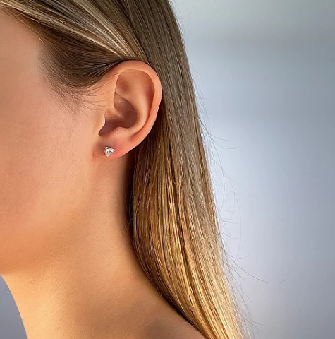 "Heart" Stud Earrings