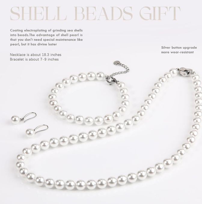 Pearl Necklace Set