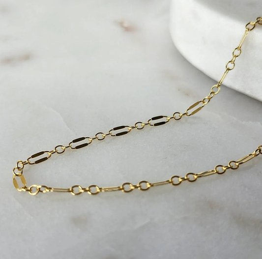 14K GP Oval Link Chain