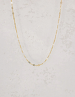 Modern Paperclip Link Necklace – 14K Gold-Plated Layering Chain