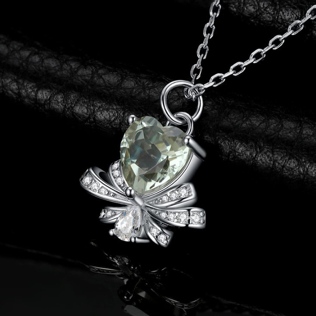 14k White Gold Plated 925 Sterling Silver Necklaces