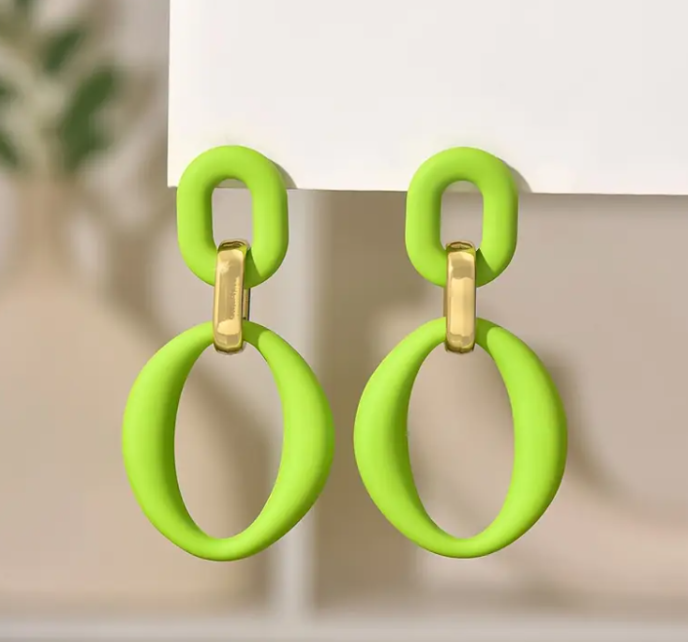 Rectangle Acrylic Earrings