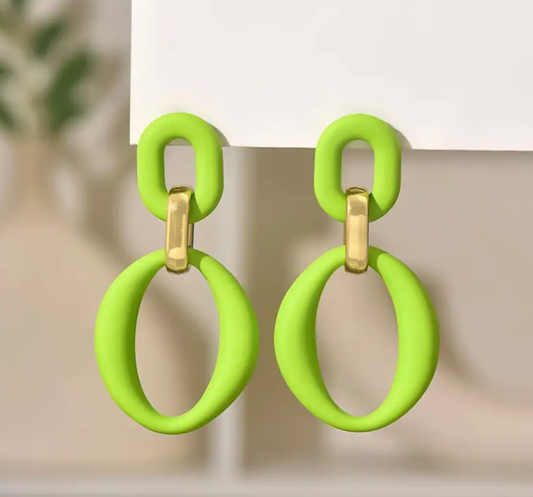 Rectangle Acrylic Earrings