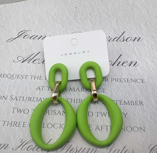 Rectangle Acrylic Earrings