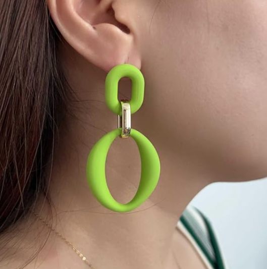 Rectangle Acrylic Earrings