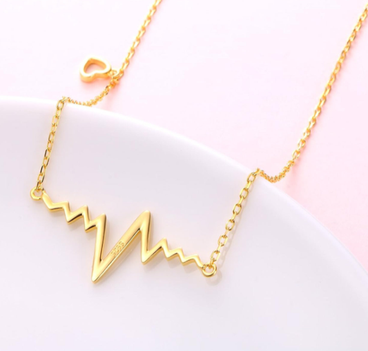 Heartbeat Silver Necklace