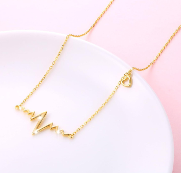 Heartbeat Silver Necklace