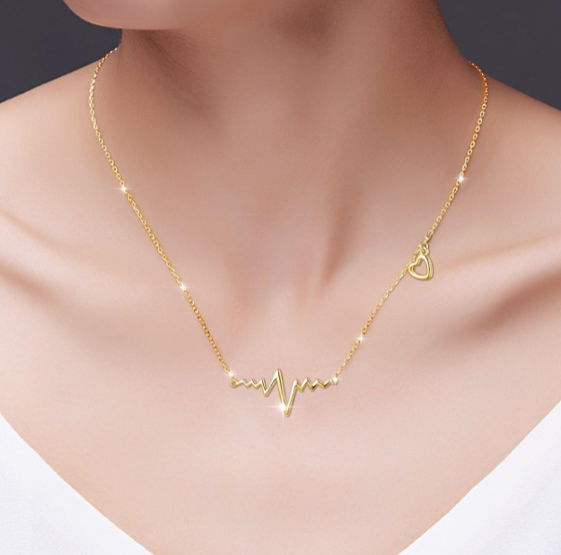 Heartbeat Silver Necklace