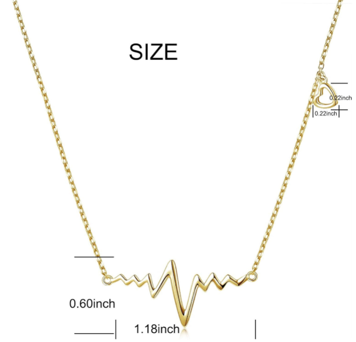 Heartbeat Silver Necklace