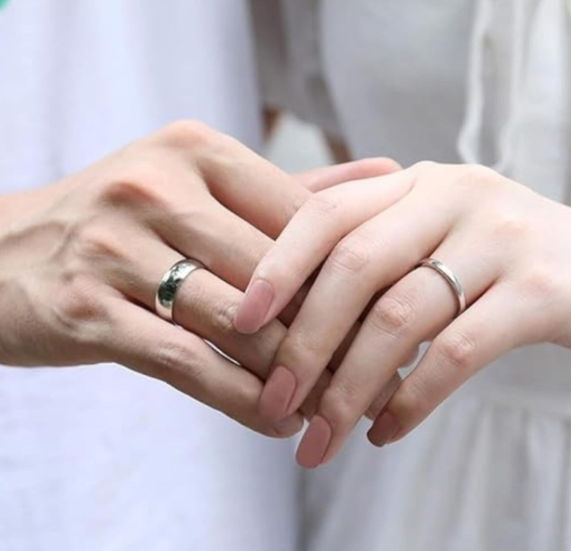 Sterling Silver Wedding Ring 5 mm