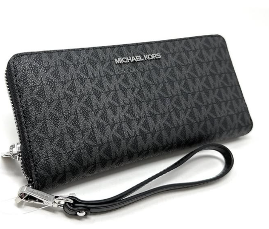 Jet Set Travel Large Signature Logo Continental Wallet