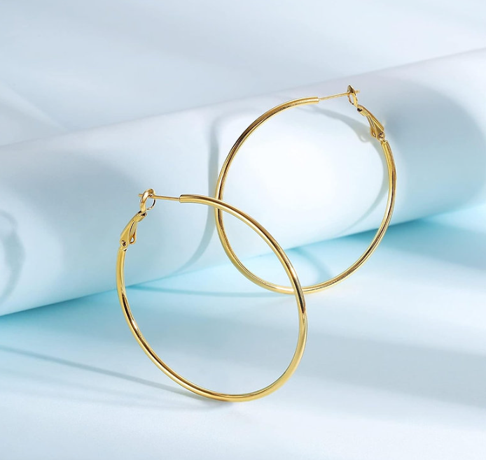 Sterling Silver 925 Hoop Earrings