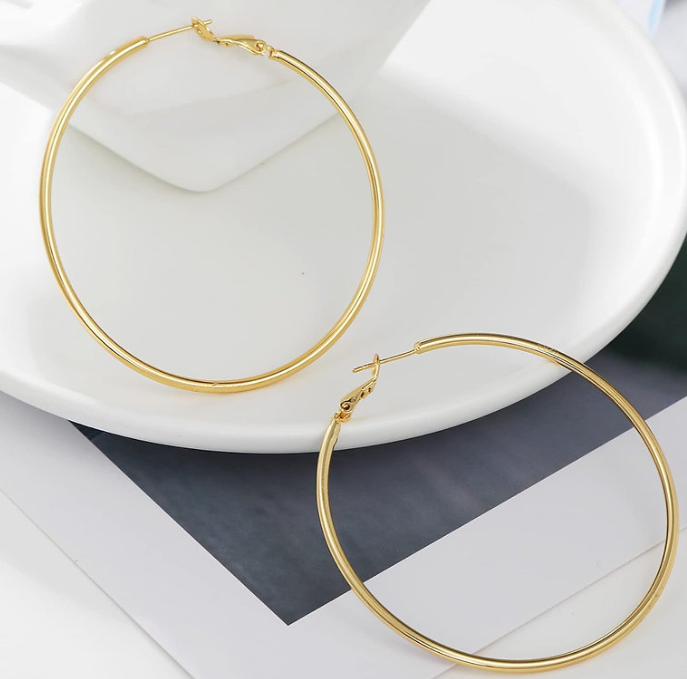 Sterling Silver 925 Hoop Earrings