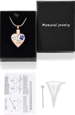 Stainless Steel Memorial Urn Necklace for Pet Ashes (0.79