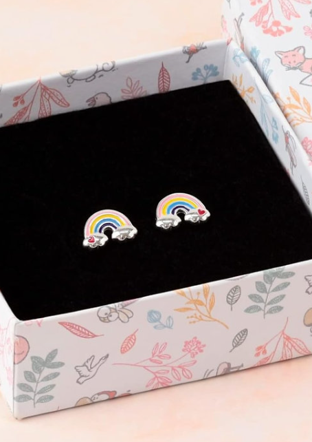 Rainbow Stud Earrings