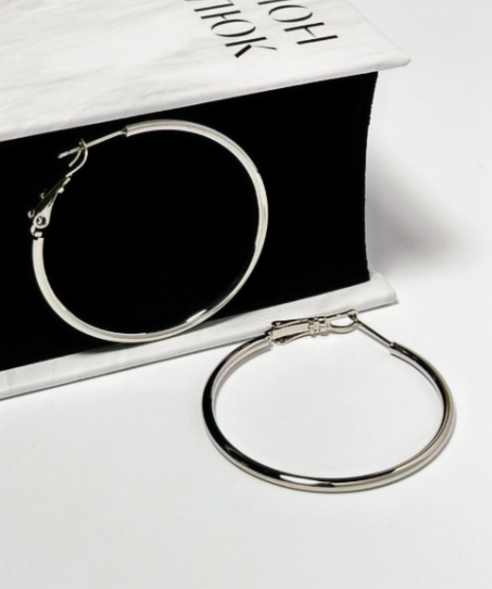 Stainless Steel Hoop Earrings 5 mm