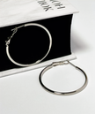 Classic 5mm Chunky 925 Sterling Silver Hoop Earrings