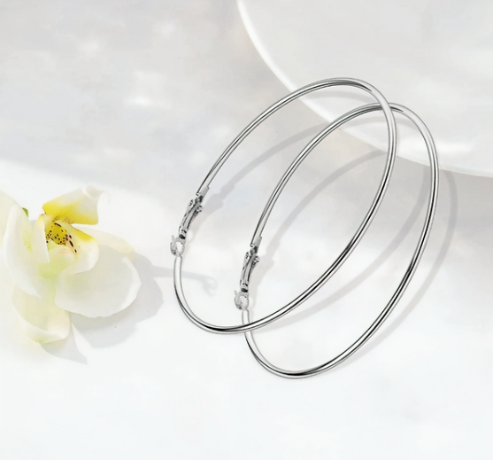 Stainless Steel Hoop Earrings 5 mm