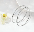 Classic 5mm Chunky 925 Sterling Silver Hoop Earrings