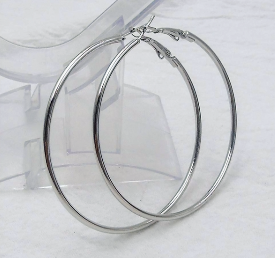 Stainless Steel Hoop Earrings 1.5 mm