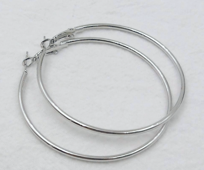 Stainless Steel Hoop Earrings 1.5 mm